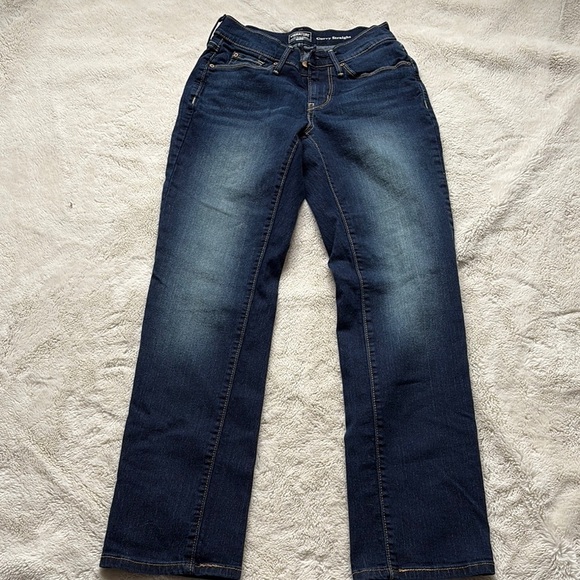 Levi’s Stratus Curves Straight Jeans – Size 26 | Dark Wash Denim | Mid Rise | - Picture 1 of 7